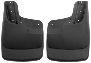 Ford F-350 Super Duty Mud Guards - Front - Husky Liners - Custom-Molded, FormFit (w/ Fender Flares) - `99-`09